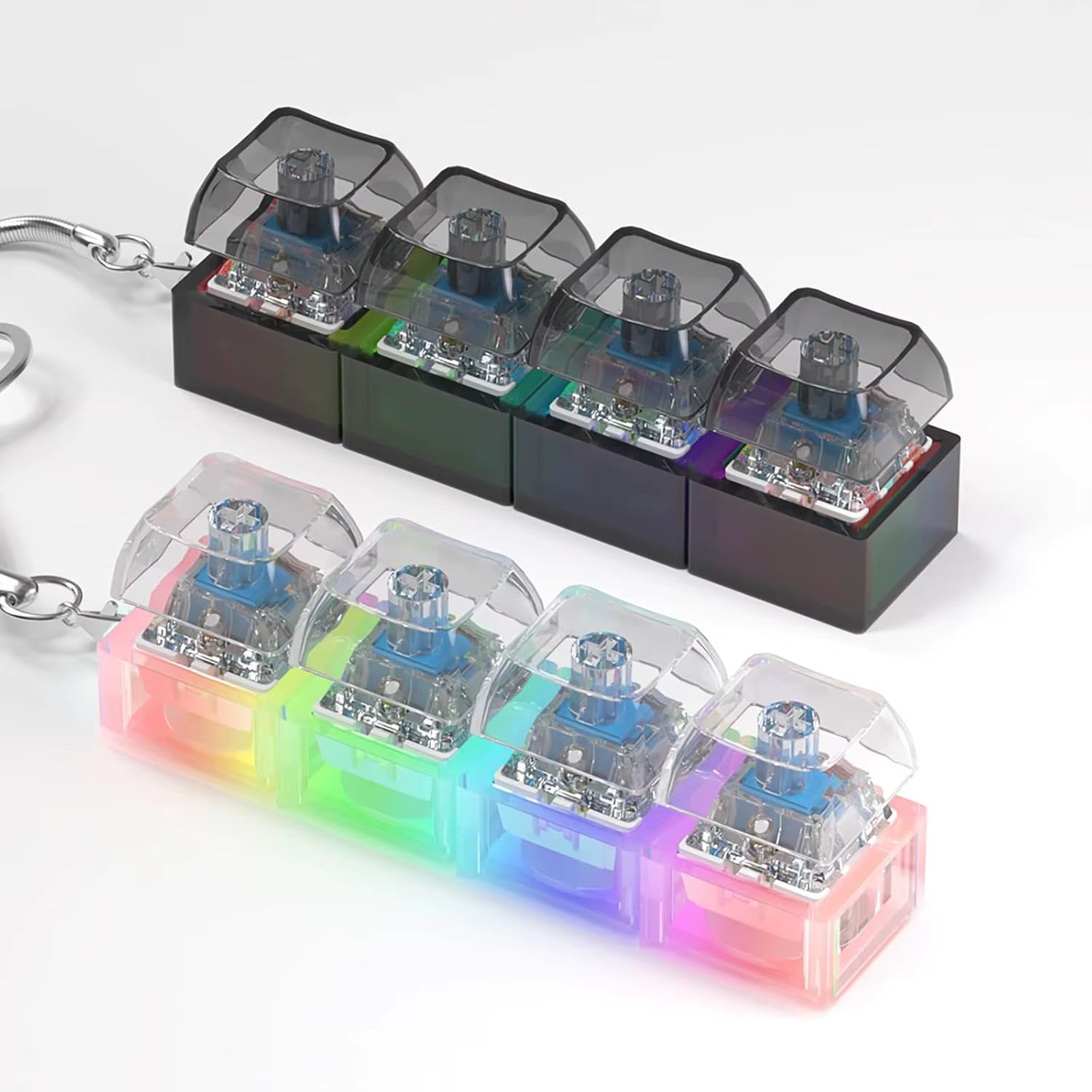 LED Keyboard Key Chain Stress Relief 